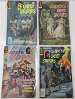 4 Gold Key Grimm's Ghost Stories Comics
