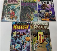 5 DC Comics incl the Phantom Stranger, etc.