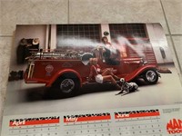 MAC TOOLS FIRETRUCK APPROX 50 SAME/MIXED POSTERS