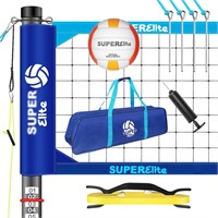Portable Professional Volleyball Net Set with Alum