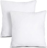 Utopia Bedding Throw Pillows Insert (Pack of 2, Wh