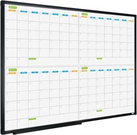 JILoffice Magnetic Dry Erase Calendar Whiteboard,