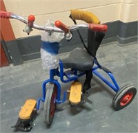 Mobile trike with seat support special needs