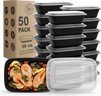 Meal Prep Containers, 50Pack [38OZ]