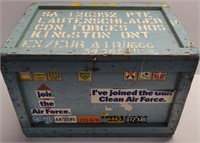 Air Force Wooden Trunk Crate