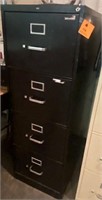 Black legal file cabinet Hon Brand office use