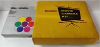Vintage Movie Camera Kit & Slide Cube Cartridge