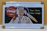 Aviator Coca-Cola Reproduction Tin Sign