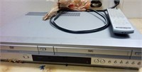 U - SONY  DVD/VHS RECORDER PLAYER WITH REMOTE