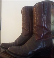 U - LUCCHESE COWBOT BOOTS SIZE 12