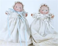 Pair of Bye-Lo Borgfeldt Bisque Baby Dolls