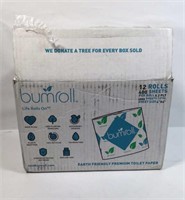 New Open Box Bumroll Toilet Paper 12 Pack