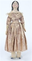 1840-50s Papier Mache German Milliners Doll