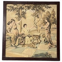 Antique French Tapestry- Pompeii