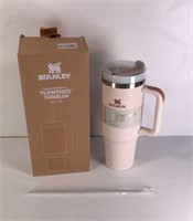 New Stanley Flowstate Tumbler 40 Light Pink