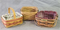 Longaberger Handled Baskets