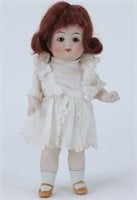 Small German Red Haired Bisque Doll