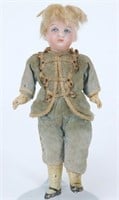 Small Bisque Soldier Boy Doll
