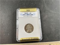 1993S Jefferson nickel, SGS PR70 CAM.