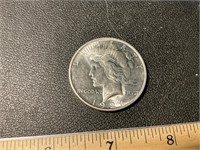 1923 Peace dollar coin , very nic condition