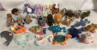 27) Like New Beanie Babies Sea Creatures & Other