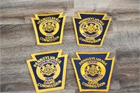 Four Pennsylvania Game Commision Patches