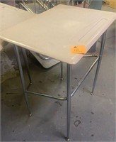 Melamine top student desk metal frame base