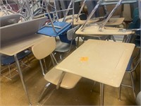 Lot of 8 student chair with desks buyers choice