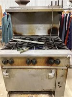 Commercial stove and oven