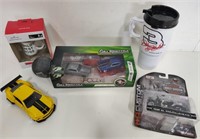 Toy Cars, Earnhardt Mug, Motorcycle