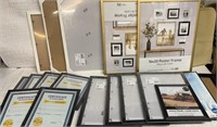 18) Picture, Poster, Certificate Frames various
