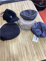 Assorted Barbour hats