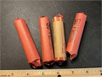 4 rolls of wheat pennies unsearched by us