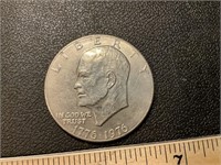 1976 Bicentennial Eisenhower dollar coin