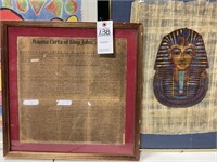 EGYPTIAN & MAGNA CARTA FRAMED PICTURES & MORE
