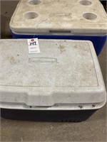 2 COOLERS COLEMAN+RUBBERMAID