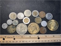 Misc. lot of coinage and tokens