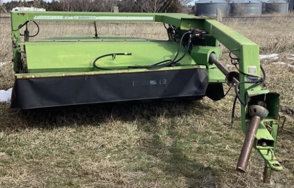JD 1327 Disc Mower w/Flail Conditioner, 9'