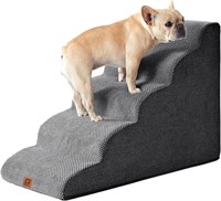 EHEYCIGA Dog Stairs 22.6H  5-Step  Grey