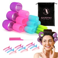 Sooninno Hair Rollers  38 Pcs  4 Sizes