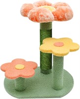 Flower Cat Tree with Scratching Post - Small