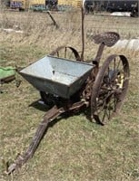 Single Row Potato Planter on steel wheels