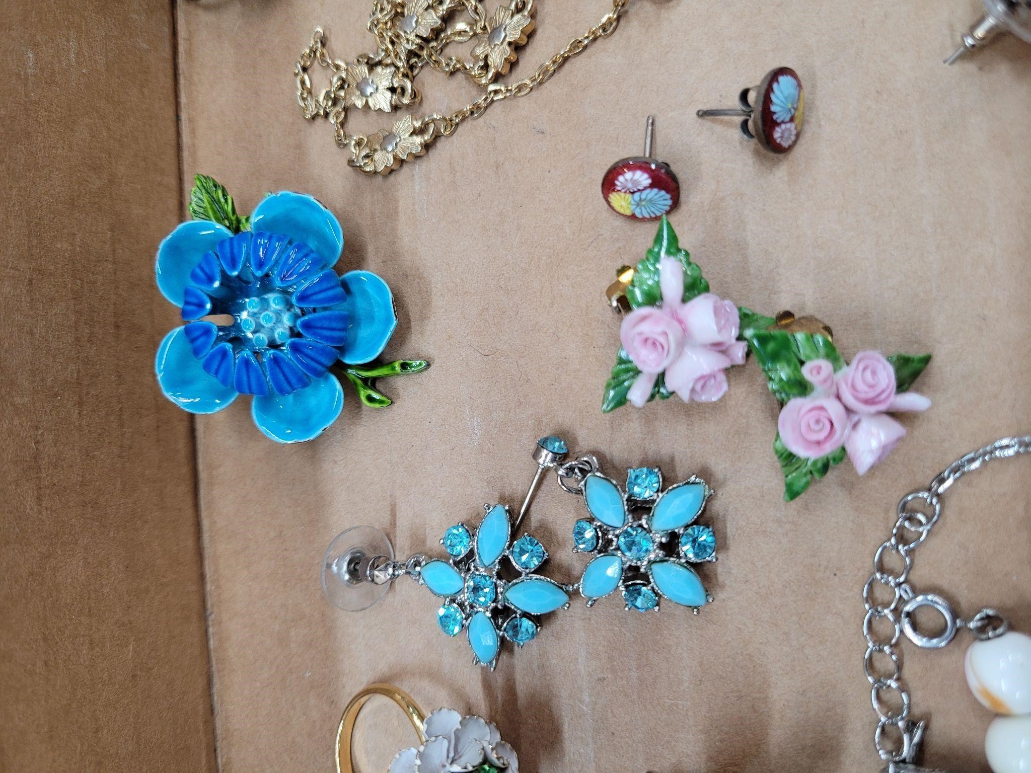 Flower Jewelry Lot