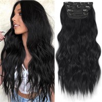 KooKaStyle Synthetic Hair Extensions  20in Black