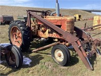 Farmall M Tractor for Parts w/Loader