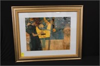 Music by Gustav Klimt 27" x 30" framed