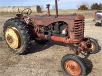Massey Harris 44 Tractor, gas, wide front, single