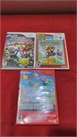 3 wii games in the case