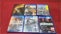 6 PS4 games in the case