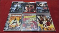 6 PS3 games in the case